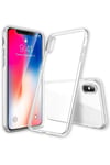 Mey İthalat®  iPhone X Kılıf Lüx Şeffaf Silikon