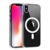 Mey İthalat®  iPhone X Kılıf Magneticsafe Şeffaf Silikon - Şeffaf