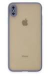 Mey İthalat®  iPhone X Kılıf Montreal Silikon Kapak - Gri