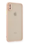 Mey İthalat®  iPhone X Kılıf Montreal Silikon Kapak - Pembe