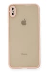 Mey İthalat®  iPhone X Kılıf Montreal Silikon Kapak - Pembe