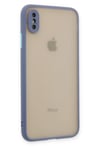 Mey İthalat®  iPhone X Kılıf Montreal Silikon Kapak - Gri