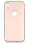 Mey İthalat®  iPhone XR Kılıf First Silikon - Rose Gold