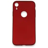 Mey İthalat®  iPhone XR Kılıf First Silikon - Bordo