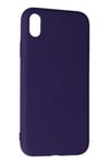 Mey İthalat®  iPhone XR Kılıf Nano içi Kadife Silikon - Mor