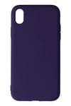 Mey İthalat®  iPhone XR Kılıf Nano içi Kadife Silikon - Mor
