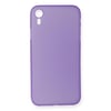 Mey İthalat®  iPhone XR Kılıf PP Ultra İnce Kapak - Mor