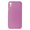 Mey İthalat®  iPhone XR Kılıf PP Ultra İnce Kapak - Pembe