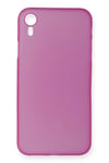Mey İthalat®  iPhone XR Kılıf PP Ultra İnce Kapak - Pembe