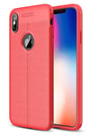 Mey İthalat®  iPhone XS Max Kılıf Auto Focus Kapak - Kırmızı