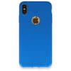 Mey İthalat®  iPhone XS Max Kılıf First Silikon - Mavi