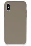 Mey İthalat®  iPhone XS Max Kılıf Lansman Legant Silikon - Bej