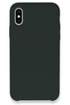 Mey İthalat®  iPhone XS Max Kılıf Lansman Legant Silikon - Koyu Yeşil