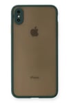 Mey İthalat®  iPhone XS Max Kılıf Montreal Silikon Kapak - Yeşil
