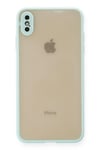 Mey İthalat®  iPhone XS Max Kılıf Montreal Silikon Kapak - Turkuaz