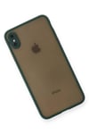 Mey İthalat®  iPhone XS Max Kılıf Montreal Silikon Kapak - Yeşil