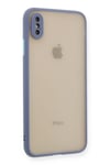 Mey İthalat®  iPhone XS Max Kılıf Montreal Silikon Kapak - Gri