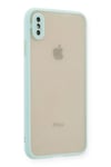 Mey İthalat®  iPhone XS Max Kılıf Montreal Silikon Kapak - Turkuaz