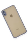 Mey İthalat®  iPhone XS Max Kılıf Montreal Silikon Kapak - Gri