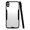 Mey İthalat®  iPhone XS Max Kılıf Platin Silikon - Siyah