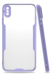 Mey İthalat®  iPhone XS Max Kılıf Platin Silikon - Lila