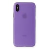 Mey İthalat®  iPhone XS Max Kılıf PP Ultra İnce Kapak - Mor