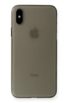 Mey İthalat®  iPhone XS Max Kılıf PP Ultra İnce Kapak - Gri