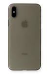 Mey İthalat®  iPhone XS Max Kılıf PP Ultra İnce Kapak - Gri