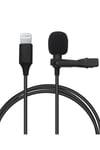 Mey İthalat®  Lightning 2 Metre Double Mikrofon - Siyah
