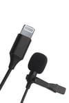Mey İthalat®  Lightning 2 Metre Double Mikrofon - Siyah