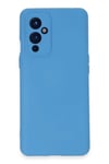 Mey İthalat®  One Plus 9 Kılıf Nano içi Kadife Silikon - Mavi