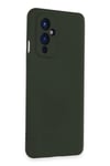 Mey İthalat®  One Plus 9 Kılıf Nano içi Kadife Silikon - Koyu Yeşil