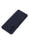 Mey İthalat®  One Plus 9 Kılıf Nano içi Kadife Silikon - Lacivert