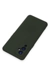 Mey İthalat®  One Plus 9 Kılıf Nano içi Kadife Silikon - Koyu Yeşil