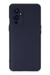 Mey İthalat®  One Plus 9 Kılıf Nano içi Kadife Silikon - Lacivert