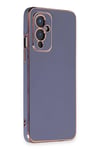 Mey İthalat®  One Plus 9 Kılıf Volet Silikon - Mavi