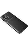 Mey İthalat®  One Plus 9 Pro Kılıf Auto Focus Karbon Kapak - Siyah