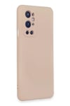 Mey İthalat®  One Plus 9 Pro Kılıf Nano içi Kadife Silikon - Pudra