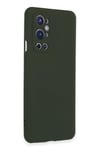 Mey İthalat®  One Plus 9 Pro Kılıf Nano içi Kadife Silikon - Koyu Yeşil