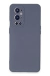 Mey İthalat®  One Plus 9 Pro Kılıf Nano içi Kadife Silikon - Gri