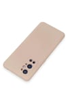 Mey İthalat®  One Plus 9 Pro Kılıf Nano içi Kadife Silikon - Pudra