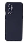 Mey İthalat®  One Plus 9 Pro Kılıf Nano içi Kadife Silikon - Lacivert