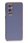 Mey İthalat®  One Plus 9 Pro Kılıf Volet Silikon - Mavi