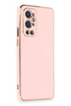 Mey İthalat®  One Plus 9 Pro Kılıf Volet Silikon - Pembe