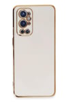 Mey İthalat®  One Plus 9 Pro Kılıf Volet Silikon - Beyaz