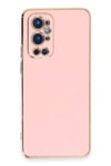 Mey İthalat®  One Plus 9 Pro Kılıf Volet Silikon - Pembe