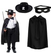 Mey İthalat®  Pelerini Şapkası ve Maske Seti Çocuk Boy