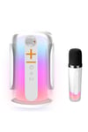 Mey İthalat®  Pluse 8 RGB Kablosuz Hoparlör - Beyaz