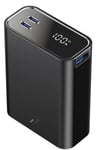 Mey İthalat®  PW501 20.000 mAh Dijital Göstergeli 2 Adet 45W Type-C ve 22.5W USB Çıkışlı Şarj PD Hızlı Şarj Powerbank - Siyah