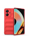 Mey İthalat®  Realme 10 Pro 5G Kılıf Optimum Silikon - Kırmızı